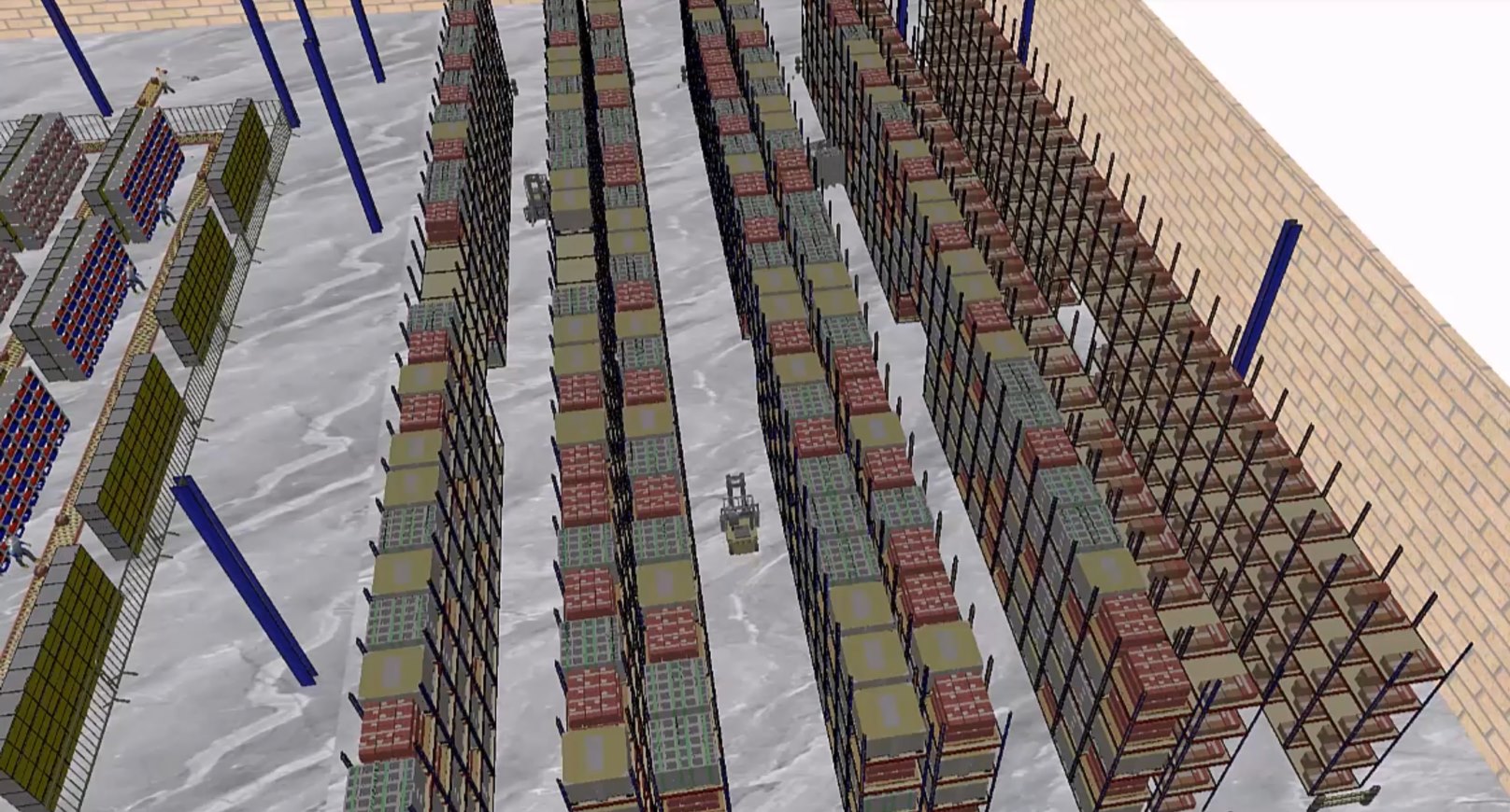 warehouse conveyor simulation