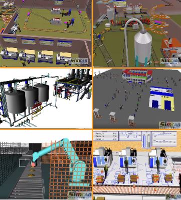 Simcad Simulation Software Image Gallery